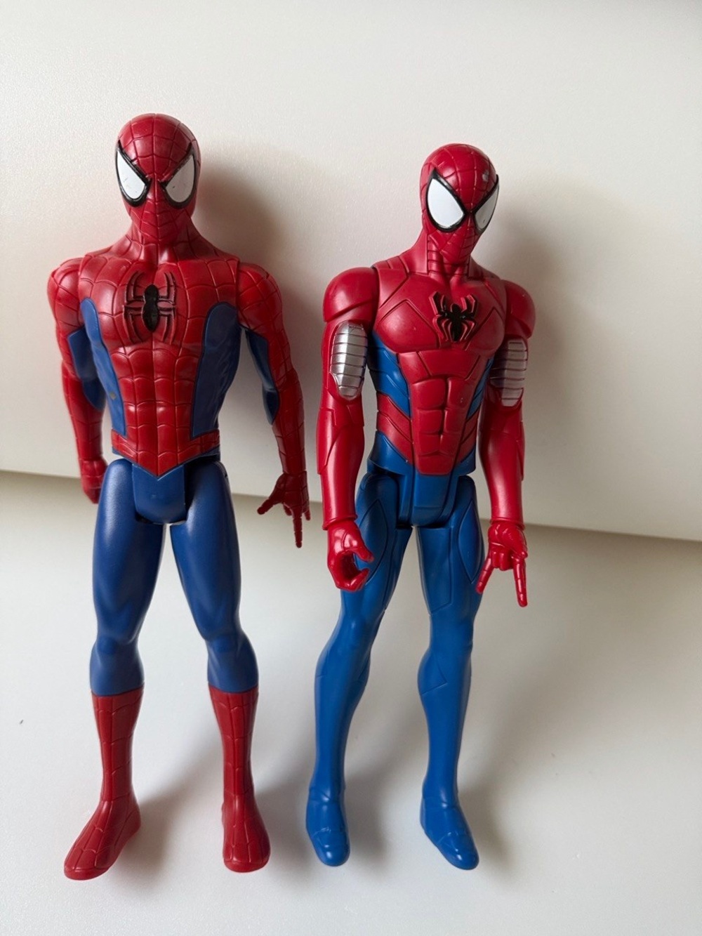 Classic Red and Blue Superhero Action Figure Set - Kids Play